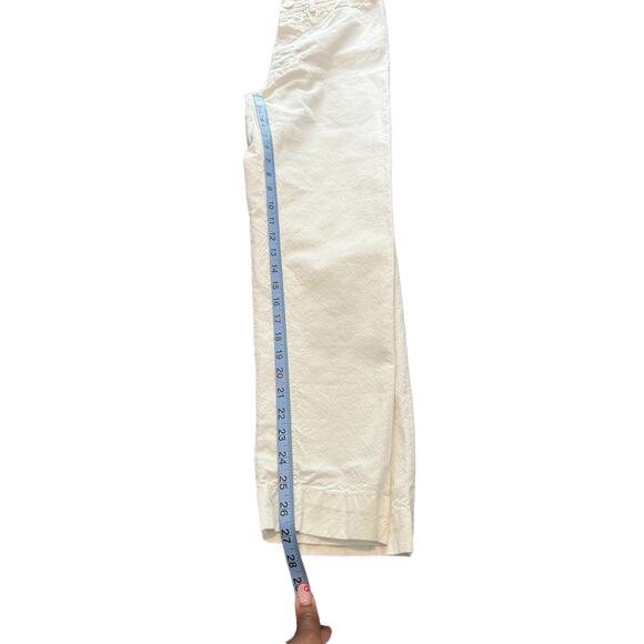 New with Tags Jesse Kamm Salt White High Rise Ranger Straight Leg Pant Size 4 - Picture 15 of 16